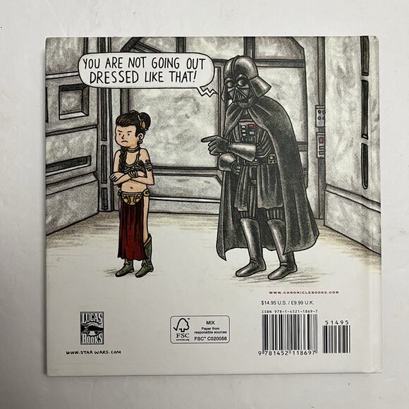Star Wars Vaders Little Princess by Jeffrey Brown Hardcover Comic Book 2013 - Picture 6 of 7